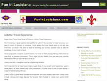 Tablet Screenshot of funinlouisiana.com